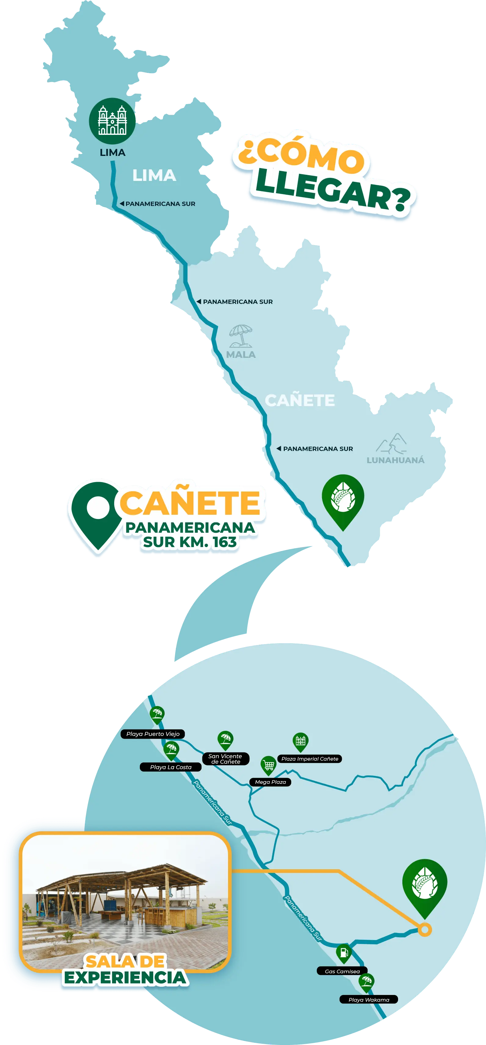 Mapa de ubicación del Condominio Apolo - Panamericana Sur Km 92, Asia